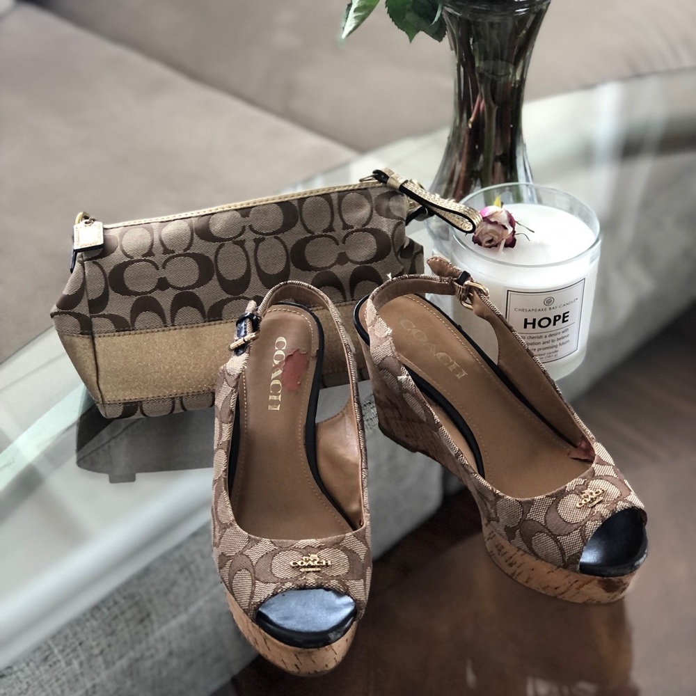 COACH handbag & Shoes set